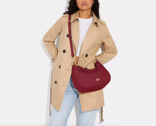 Coach Mara Leather Hobo (Cherry) RSKF - Image 6