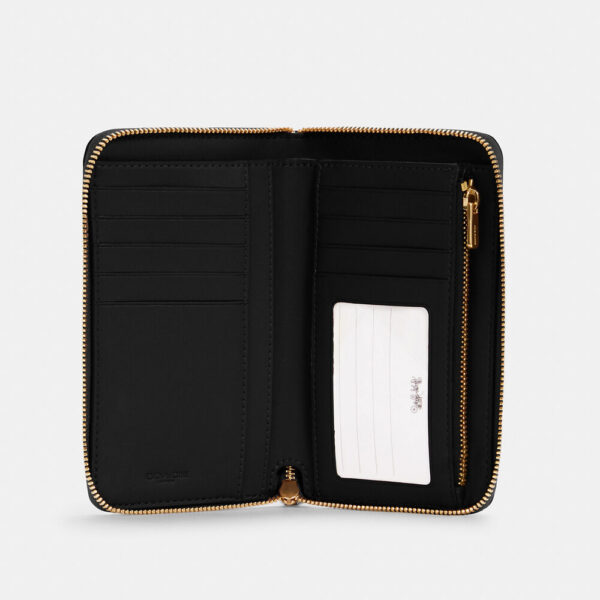 Coach Medium Id Zip Wallet (Black) - Image 2