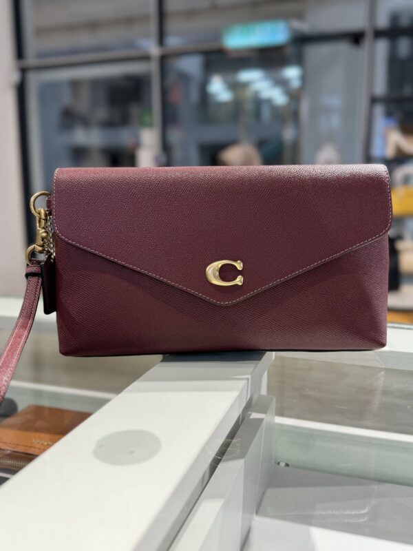 Coach Wyn Clutch (Wine) RSKF - Image 3
