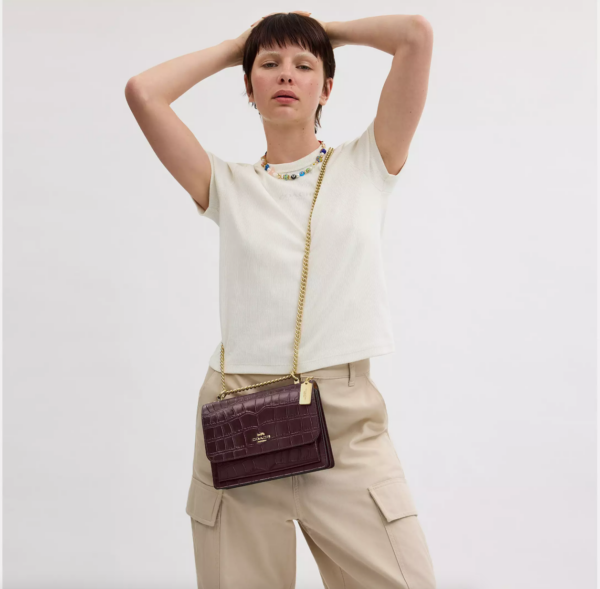 Coach Klare Crossbody Bag (Merlot) - Image 4
