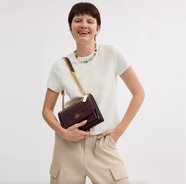 Coach Klare Crossbody Bag (Merlot) - Image 3