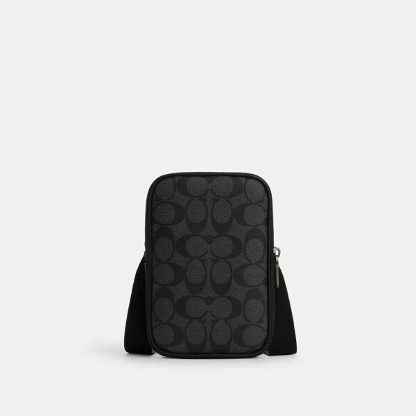 Coach Aden Crossbody In Signature Canvas (Charcoal)