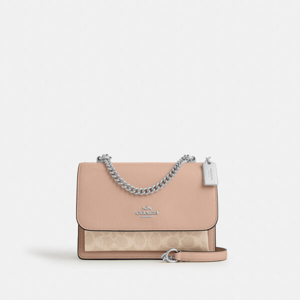 In Transit - Coach Klare Crossbody Bag In Signature Canvas (Sand Taupe)