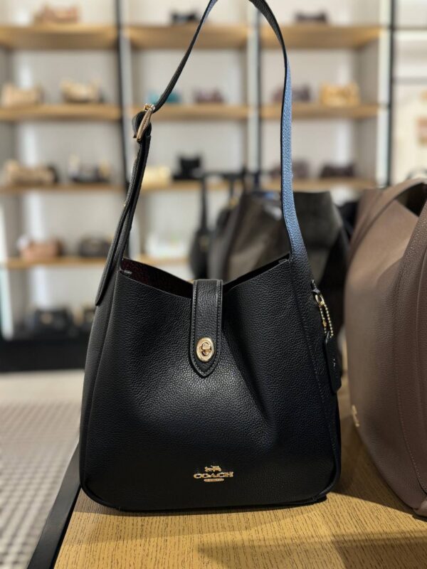 Coach Hadley Convertible Crossbody Bag (Black) - Image 6
