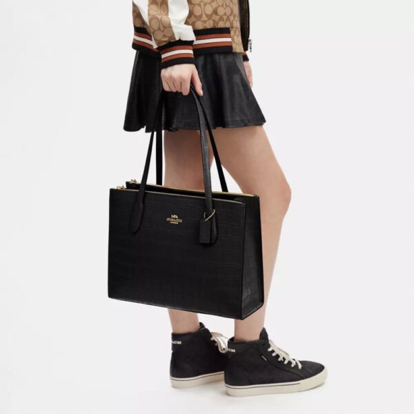 Coach Nina Tote Bag (Black) - Image 3