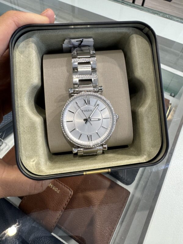 Fossil Carlie Three-Hand Stainless Steel Women Watch (ES4341) - Image 2