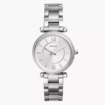 Fossil Carlie Three-Hand Stainless Steel Women Watch (ES4341)