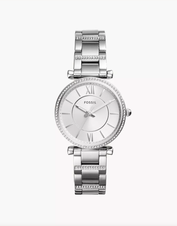 Fossil Carlie Three-Hand Stainless Steel Women Watch (ES4341)