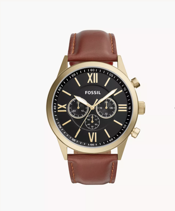 Fossil Sullivan Multifunction Brown Leather Men Watch (BQ2261)