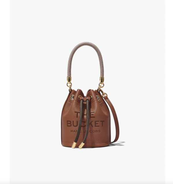 Marc Jacobs The Leather Mini Bucket Bag (Black) - Image 3