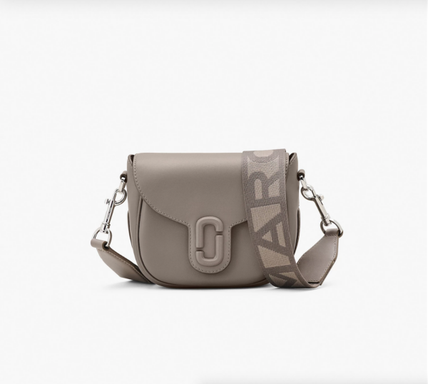 Marc Jacobs The Covered J Medium Marc Saddle Bag (Cement)