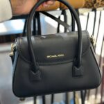 Michael Kors Katya Small Satchel Crossbody (Black)