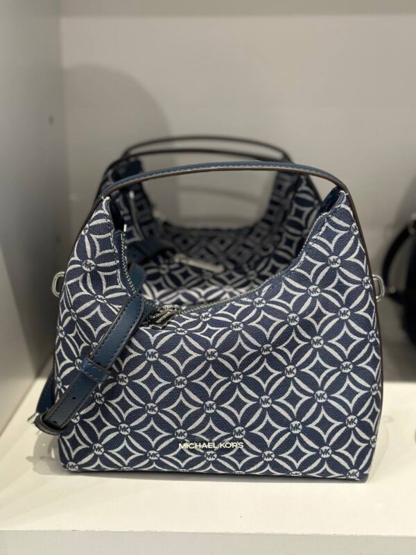 Pre Order-Michael Kors Ember Small Messenger (Denim) - Image 4