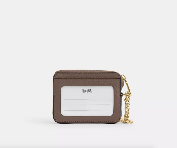 Coach Zip Card Case (Black) BLACK FRIDAY - Image 2