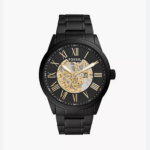 Fossil Flynn Automatic Black Stainless Steel Watch (BQ2092)