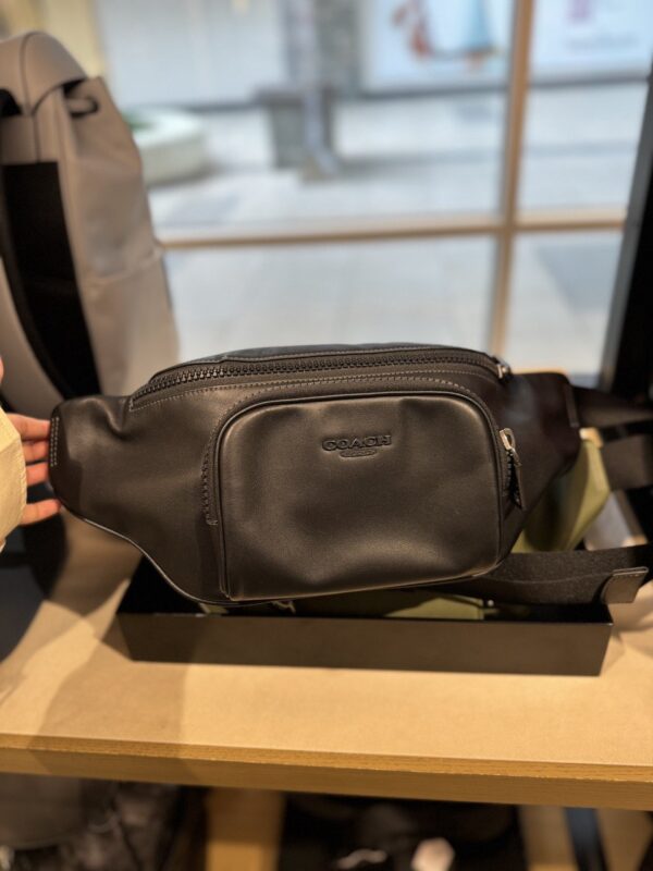 Coach Track Belt Bag (Black) - Image 2