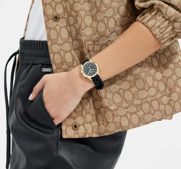 Coach Libby Rubber Watch (Black) C9580 RSKF - Image 2