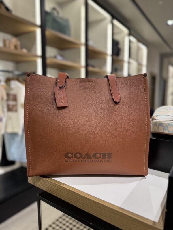 Coach Relay Tote 34 (Saddle)-Boutique Collection