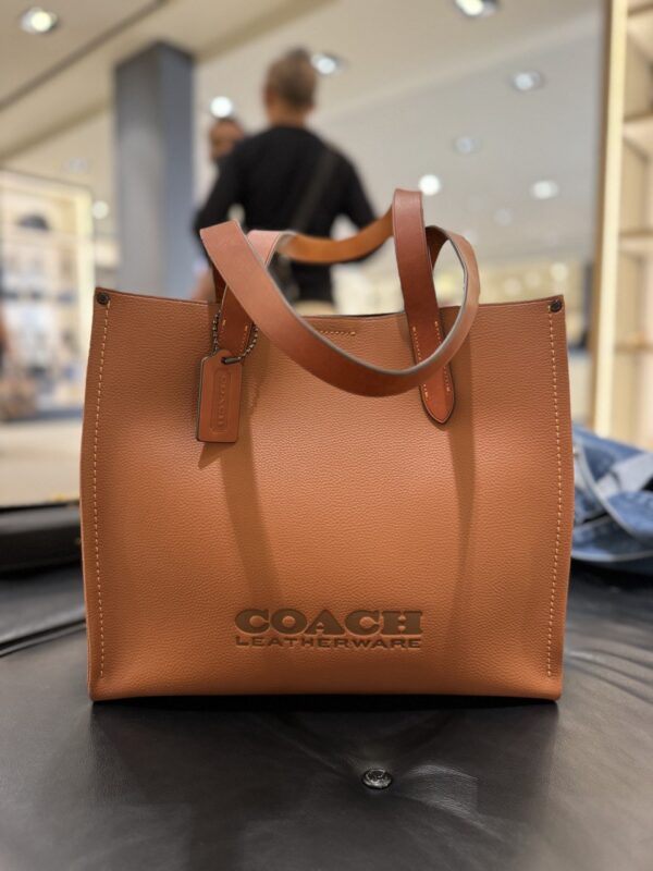 Coach Relay Tote 34 (Saddle)-Boutique Collection - Image 3