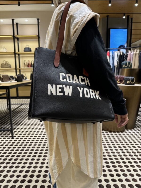 Coach Relay Tote 34 (Black) - Boutique Collection - Image 3