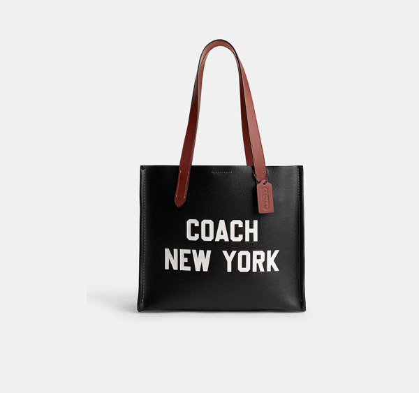 Coach Relay Tote 34 (Black) - Boutique Collection
