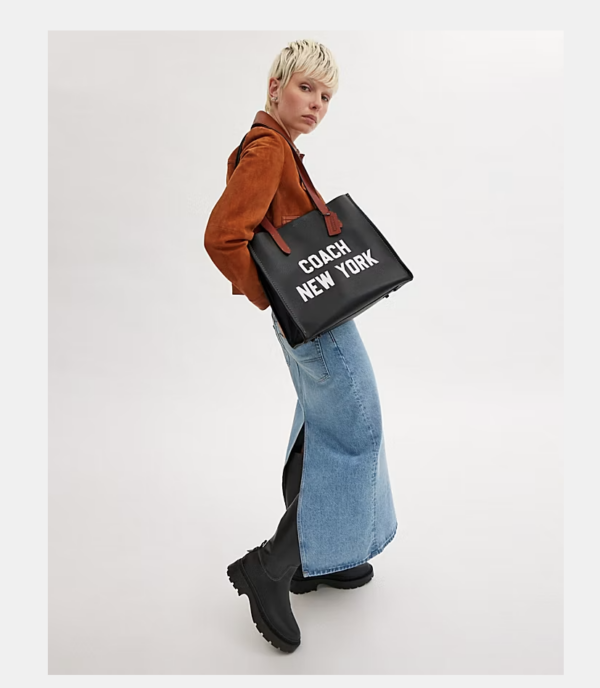 Coach Relay Tote 34 (Black) - Boutique Collection - Image 5