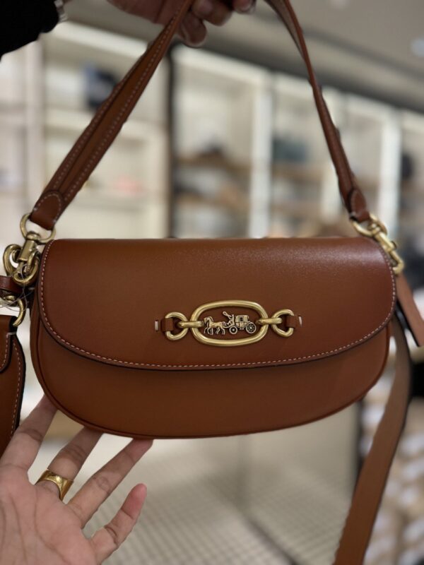 Coach Harley Shoulder Bag 23 (Burnished Amber)-Boutique Collection - Image 3