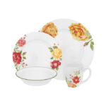CLEARANCE-Corelle Boutique Emma Jane 16-Piece Dinnerware Set - SELF PICK-UP ONLY