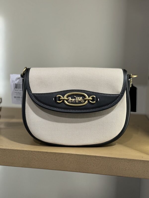 Coach Harley Shoulder Bag (Stone Black)-Boutique Collection - Image 5