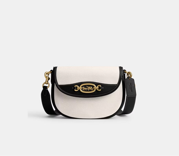 Coach Harley Shoulder Bag (Stone Black)-Boutique Collection