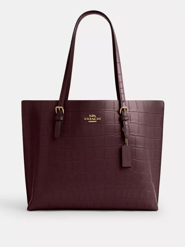 Coach Mollie Tote Bag (Merlot)