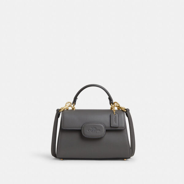 Coach Eliza Mini Top Handle Bag (Charcoal)