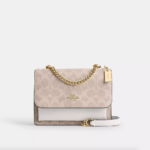 Coach Mini Klare Crossbody Bag In Signature Canvas (Sand Chalk)