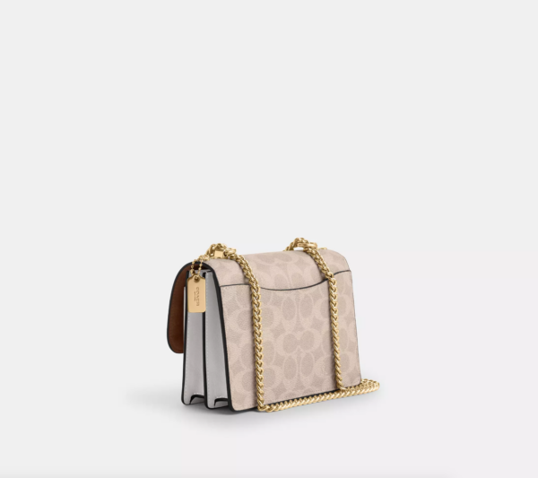 Coach Mini Klare Crossbody Bag In Signature Canvas (Sand Chalk) - Image 2