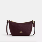 Coach Zip Top Crossbody Bag (Merlot)