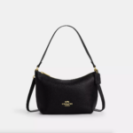 Coach Zip Top Shoulder Bag (Black)