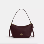 Coach Zip Top Shoulder Bag (Merlot)