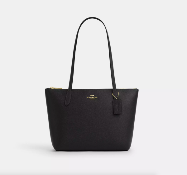 Pre Order-Coach Fiona Zip Tote Bag (Black) BLACK FRIDAY