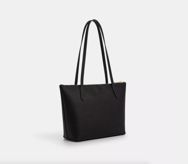 Pre Order-Coach Fiona Zip Tote Bag (Black) BLACK FRIDAY - Image 3