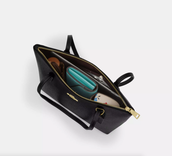 Pre Order-Coach Fiona Zip Tote Bag (Black) BLACK FRIDAY - Image 5