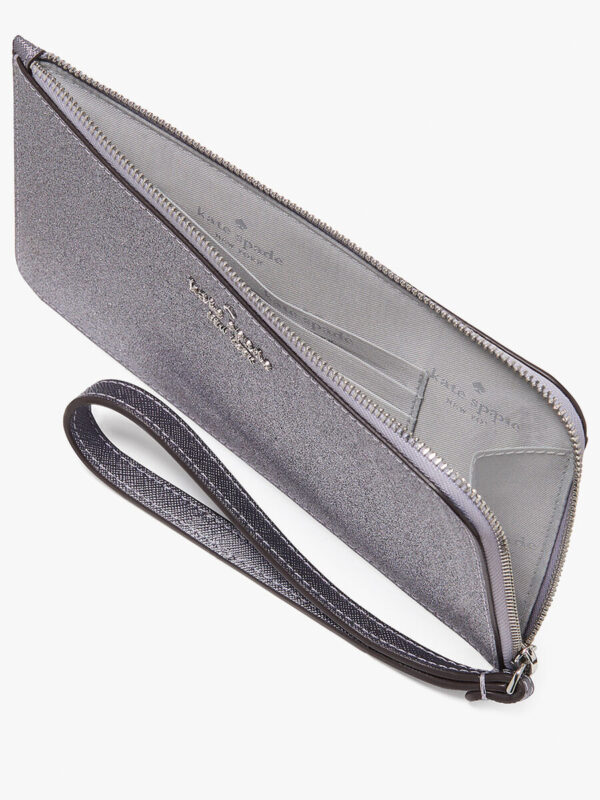 Kate Spade Lucy Medium L-Zip Wristlet (Candied Flower) - Image 2