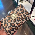 Kate Spade Phoebe Spotted Leopard Medium Wallet (Multi)
