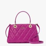 Kate Spade Carey Smooth Quilted Leather Small Sullivan Satchel (BajaRose)