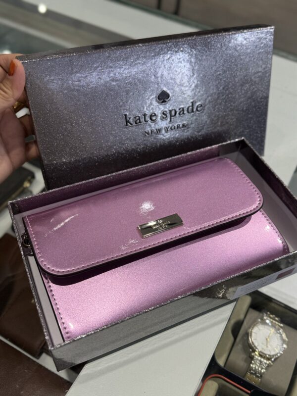 Kate Spade Kenzie Boxed Medium Flap Wristlet (Quartz Pink)