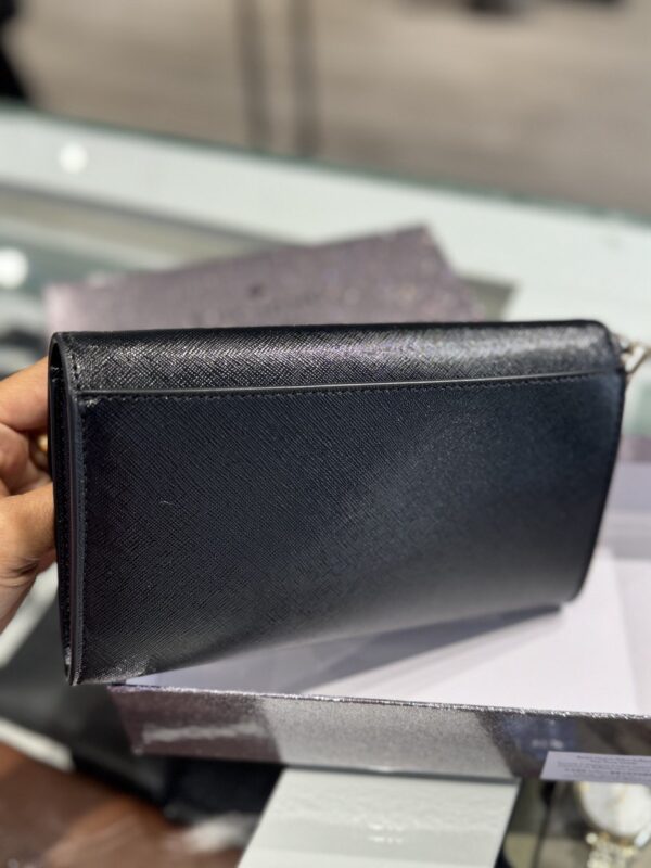 Kate Spade Kenzie Boxed Medium Flap Wristlet (Black) - Image 5