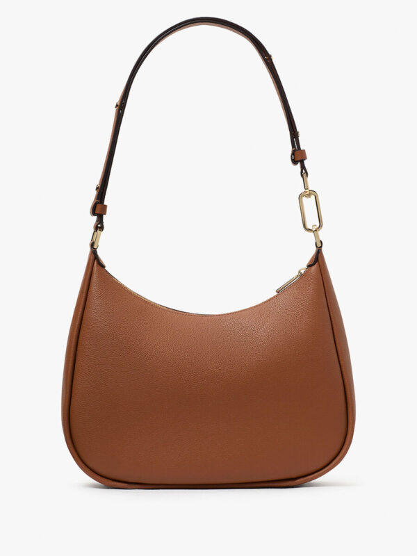 Kate Spade Kayla Pebbled Leather Chain Link Convertible Crossbody (Warmginger) - Image 5