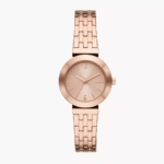 DKNY Stanhope Three-Hand Rose Gold-Tone Stainless Steel Ladies's Watch (NY2964)