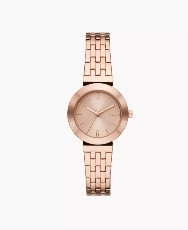 DKNY Stanhope Three-Hand Rose Gold-Tone Stainless Steel Ladies's Watch (NY2964)