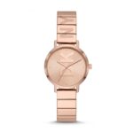 DKNY The Modernist Three-Hand Rose Gold-Tone Stainless Steel Watch (NY2998)
