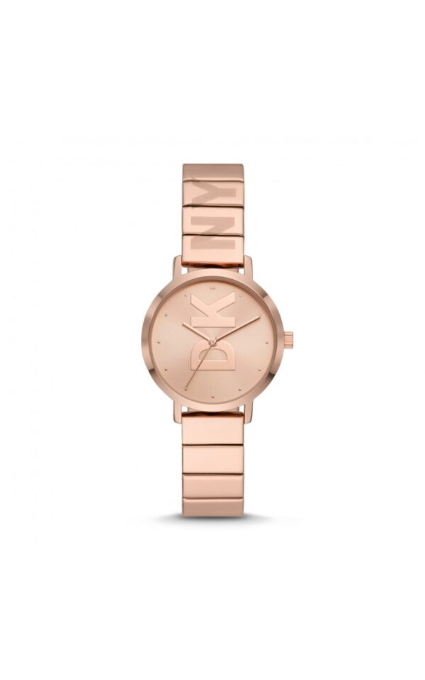 DKNY The Modernist Three-Hand Rose Gold-Tone Stainless Steel Watch (NY2998)